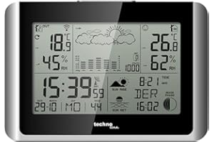 TECHNO LINE Technoline WS 6767 - bezprzewodowa radiowa stacja pogodowa z maksymalnie 3 nadajnikami zewnętrznymi
