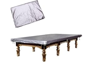 SBYZM Pool Table Cover, 7/8/9/10/12ft Billiard Snooker Table Strong and Tearproof Dust Protection Cover, Waterproof Pool Table Accessories, Pool Table Covers for Indoor/Outdoor