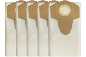 Vacmaster 950127 Worki do Odkurzacza, Biały, 5 sztuk