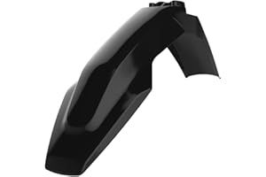 POLISPORT 8572400003 - Parafango anteriore replica OEM realizzato in plastica lucida durevole e resistente compatibile con le moto Husqvarna in colore nero