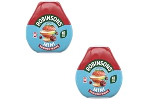 Robinsons Mini Summer Fruits 2-Pack (66ml Each) – Highly Concentrated Low-Calorie Soft Drink | Sugar-Free & Portable Squash | Packed by Black Nore Gifts