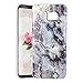Produktbild Case Galaxy S8 Plus, Galaxy S8 Plus 2017 Hülle, Asnlove Cover Marmor Serie Flexible TPU Silikon Schutz Handy Hülle Handytasche, Etui Protective Case Cover TPU Silicone Case IMD Technologie Marmor für Samsung Galaxy S8 Plus Design Blau Grau