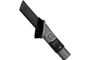 Quailitas Shark Dusting Brush Attachment [Pack of 1] – 2 in 1 Shark Dusting Brush Tool Nozzle Part, Duo Clean Dusting Brush Crevice Tool Compatible w/Shark Rotator Lift-Away Vacuum Cleaner