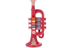 BESTONZON BESTonZOTrompette Jouets, Trompette Corne avec Musique Portable Te pour Enfants Jouet, Instruments à Vent pour Enfants Modèle De Te, D'instruments éducatifs s Musicaux