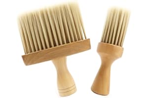 Tiardey Barber Neck Dust Brush Kit, Professional Barber Neck Duster Soft Cleaning Spazzola per Barbiere Parrucchiere Strumento di Pulizia per Parrucchieri