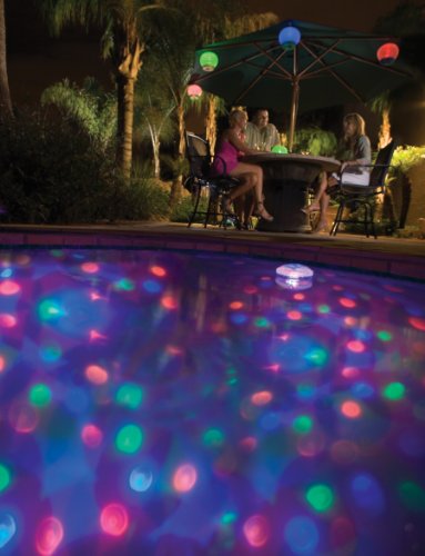Steinbach Poolbeleuchtung LED Unterwasser Lichtshow, Blau, ca. Ø 17 cm - 4