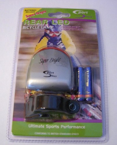 Sport DirectTM SXRL010 - Luz trasera, color gris