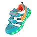 Produktbild Angin-tech 7-Light Kinder LED Sneaker Sportschuhe Blink Boots Birthday Gift Camping Wandern Trekking-Schuhe mit CE-Zertifikat, Light Blue, 36 EU