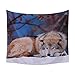 Produktbild L&LQ High-Definition-Wolf Wandteppich Decke multifunktionale Strandtuch, gt1052-6, 200 * 150