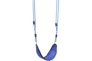 WXYZ Columpio Juego de Swing de Tela Oxford de los niños Silla Colgante de jardín Interior portátil, sin Necesidad de perforar la instalación (Color : Blue)