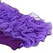 Baby Girl's Pure Cotton Ruffle Pants Bloomers Nappy Cover - S Purple