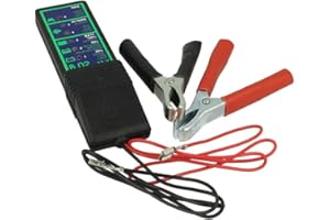 CARALL Tester per Batteria Alternatore 12V Dinamo con Indicazione LED Stato per Auto E Moto Made in Italy