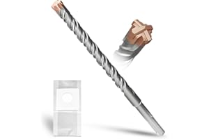 METOTY SDS Plus bohrer 14mm×260mm，mit 4 Hartmetallschneiden,Kopf mit Beschichtung,Steinbohrer,Hammerbohrer,Betonbohrer,Für Stein,Beton,Naturstein,Ziegelmauer