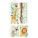 Decowall DM-1401P1402 8 Little Monkeys Tree and Height Chart Kids Wall Stickers Wall Decals Peel and Stick Removable Wall Stickers for Kids Nursery Bedroom Living Room