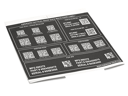 Preisvergleich Produktbild Emerson Waffenaufkleber / Aufkleberset für Airsoftwaffen, Modelle, Battledisplay - Auswahl 2