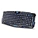 Produktbild Tonsee Drei farbige Hintergrundbeleuchtung M200 Multimedia Ergonomische Gaming-Tastatur Wired