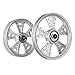 Kingway GS2D Fat Boy Bike Alloy Wheel Set of 2 19/19 Inch Silver CNC for Royal Enfield Electra/Thunderbird RS.10748.00
