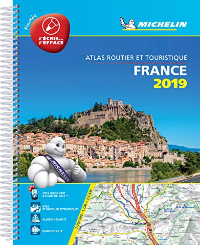 Télécharger Atlas Routier et Touristique France Plastifié Michelin 2019 Gratuit