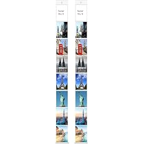 Sets De Table Personnalisables Trendfinding - Lot De 12 Pour 4 Photos Chacun - Format 10x15cm - Transparent Laiteux