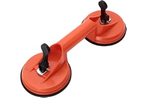 Hwtcjx Saugheber, Sauggriffe, 100kg Alu-Legierung Saugnäpfe für Materialtransport, Vakuumheber für den Transport von Fliesen, Laminat, Scheiben und Glas als Glasheber, Glassauger, Fliesenheber