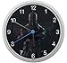 Produktbild LL Kinder Wanduhr Fortnite Battle Royale Season 4 Rettet die Welt Design ca. 20 cm Durchmesser mit lautlosem Uhrwerk Unisex Kinderzimmer Büro Arbeitszimmer Dark Knight Schwarzer Ritter (Weiß)