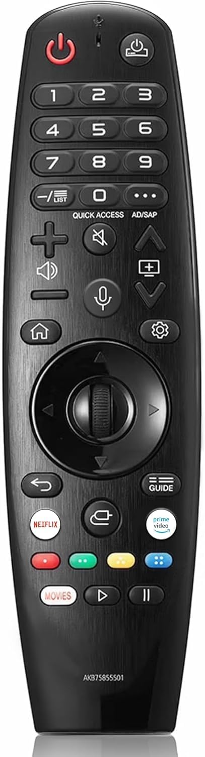 Magic Remote Original Universal Compatible with All LG LED TV with Netflix and Prime Video Buttons Non-Voice