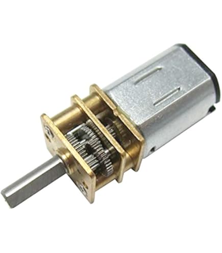 HALJIA N20 DC 12 V 1000 RPM Micro Gear Box Snelheid Vermindering Motor Mini Gear Box Motor Micro Speed Reductie Motor met 2 Terminals voor RC Auto Robot Model DIY Motor Speelgoed