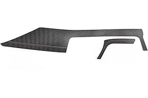 CRUBVQQ Car Center Panel Trim For BMW F30 F32 F34 3 Serie 2013-2019 328li Interior Accessorie Car Center Console Dashboard Panel Trim Cover Sticker Car Central Panel Cover(Carbon Fiber PVC RHD)