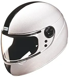 Studds Chrome Elite Full Face Helmet (White, XS 540MM)