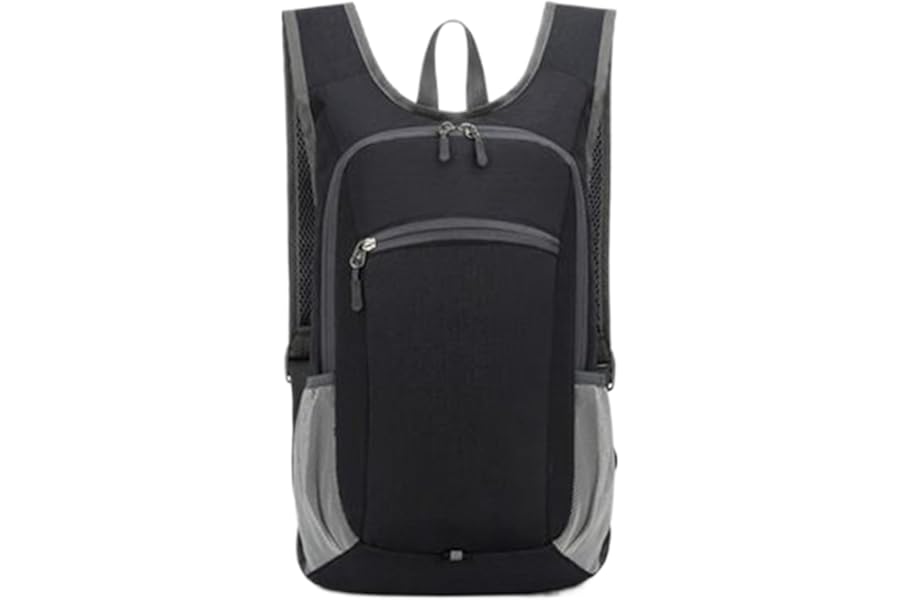 Packable Backpack for Travel,Foldable Backpack for Outdoors | Sport Enthusiasts Bag Organizer with Adjustable Straps for Water Bottle Umbrella Hats Slippers Cards Keys