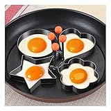 Diseño excelente para cocinar los huevos o las crepes para su amante así como su familia. Ideal para hacer panqueques, panecillos o fritos. Perfecto para muffins de huevo, mini tortitas, pequeñas tortillas, huevos escalfados, hamburguesas y más!"