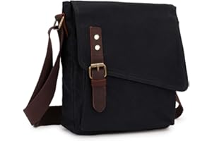 MayBlosom Small Messenger Bag,Water Resistant Shoulder Bag Canvas Crossbody Purse for Women Men
