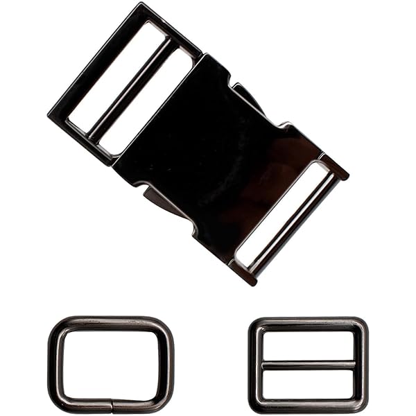 Sourcing Map Métal G Crochue Sangle Boucles, 4Pcs 1.5" 38mm G-Crochet Vague Boucle Ajusteur Glissière Boucle Pour Sac à Dos Sangle Sangle, Argenté