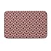 Produktbild DKISEE Fußmatte für den Innen- und Außenbereich, florales Muster, Magenta, Flanell, 20"x31.5"