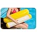 Price comparison product image Swimming Pool Foldable Inflatable Seat Summer Water Floating Toys by LMMVP (130*73CM, Yellow)