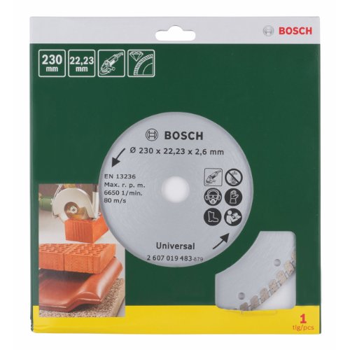 Bosch Diamanttrennscheibe Turbo, 230 mm, 2607019483 - 2