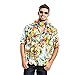 Produktbild Kostümplanet Hawaii-Hemd Beach Party Hawai Hemd Blumen Muster Größe 52/54