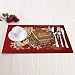 Produktbild LNLZ LNLZWeihnachtsgeschenk Isolierung Pad Coaster Tischset Pad Anti-Hot Pad Mehrzweck-Pad Weihnachtsdekoration Weihnachten, Stil Vier, 30x45cm