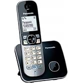 Panasonic KX-TG6811 Dect Telsiz Telefon Siyah HandsFree