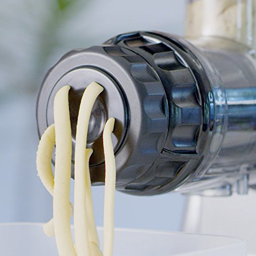 BioChef Axis Slow Juicer / Kaltpress Entsafter / Horizontaler Entsafter / Saftpresse – 150Watt & 60U/min – ideal für Weizengras, Obst & Gemüse - 7