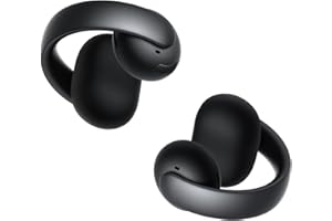 soundcore AeroClip by Anker, Open-Ear Earbuds, Clip-On Headphones, Adaptive Comfort, AI-Powered Clear Calls with 4 Mics, Secure Fit, 12 mm Drivers for Powerful Bass, Hi-Res Audio, Open-Ring Design