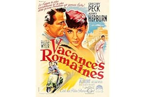 PostersAndCo ™ Film Vacances Romaines Rrou-Poster/Reproduction HQ 80x110cm d'une Affiche CINéMA