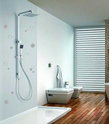 58 Bubbles Wall Bathroom Window Shower Tile Decorations Stickers Car Kids Decals (GREY)