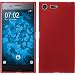 Produktbild PhoneNatic Case für Sony Xperia XZ1 Compact Hülle Silikon Rot Matt Case