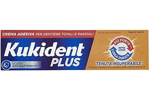 Kukident Crema para prótesis Plus Dual Power, 35 g, 35 g