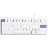 Coverzone AJAZZ NKL61 60% Mekanik Klavye 61 Tuş D&uuml;ş&uuml;k Profil Kablolu Kompakt Gaming ve Ofis Klavyesi Kırmızı Linear Switch 22