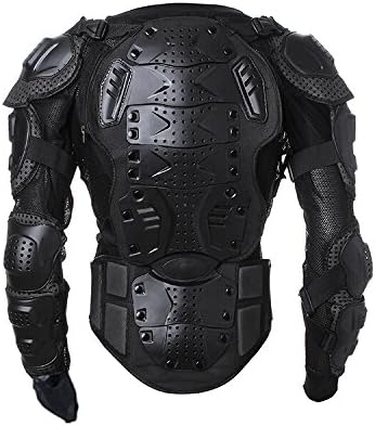 Walktorock  Men's Motorbike Motorcycle Protective Body Armour Armor Jacket Guard Bike Biker Motocross Gear Black (XX-Large)