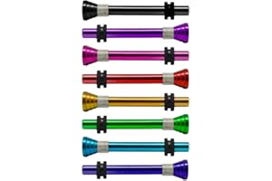 VASTU Acrylic Bong Metal Downstem Stem - Cone & Rubber Gromit Set - Random Colour (8cm) (2)