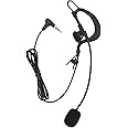 eMagTech Referee Headset Earphone Compatible with Vnetphone V6 V4 Compatible with EJEAS V6/V4/FBIM/Q7 Full Duplex Two-Way Earhook Earpiece Earphone Headset