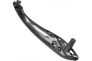 Hacreyatu Maniglia anteriore/posteriore interna per porta per B-MW Serie 3 4 F30 F31 F32 F33 F34 F35 F36 F80 F82 F83 (Anteriore- Destro, Fibra di carbonio)